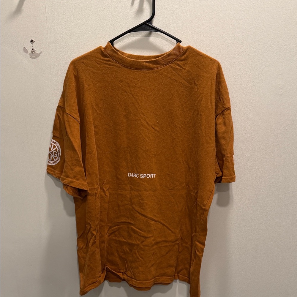 Brothers in Iron Premium Darc Sport Men's Orange T-Shirt